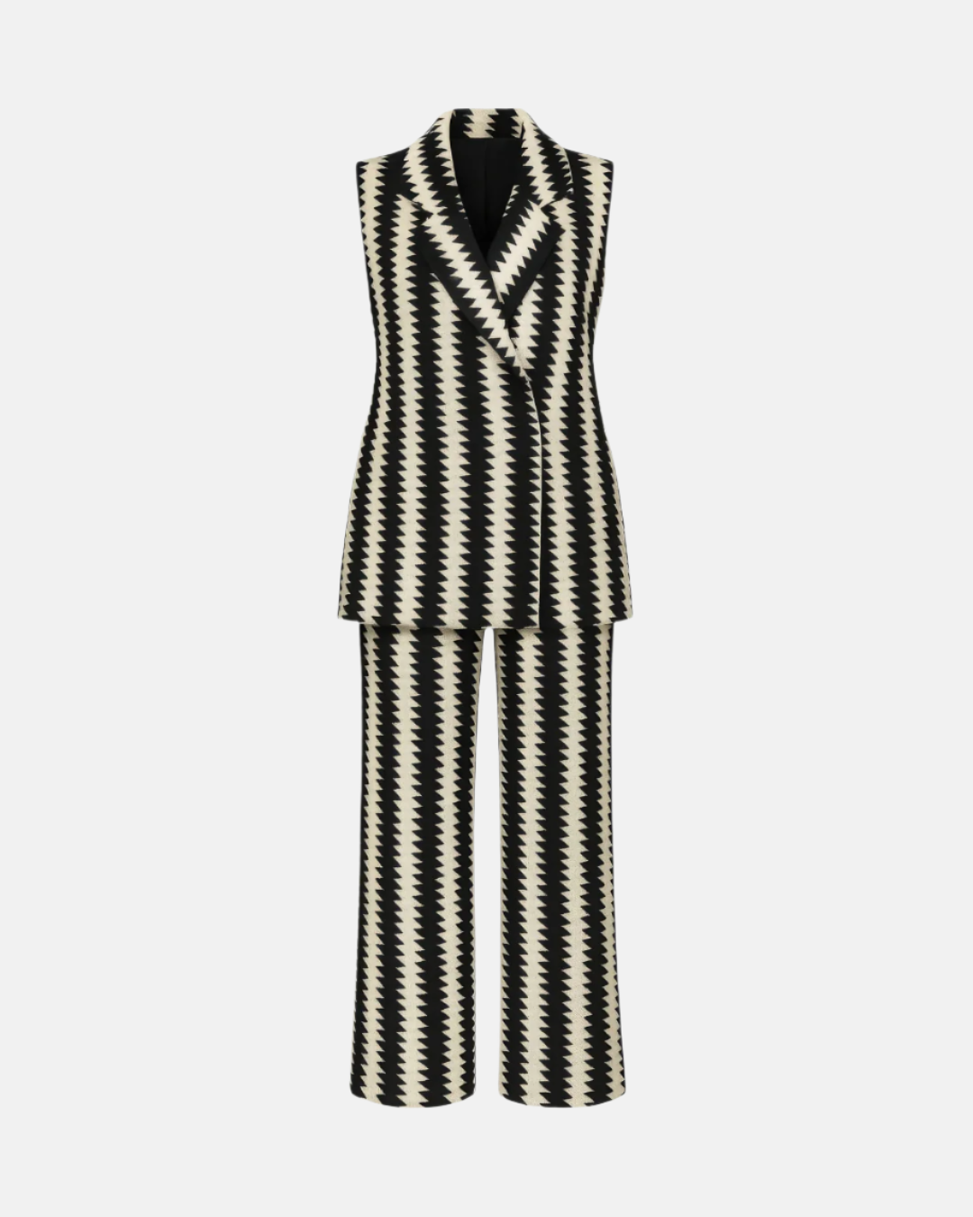 Luxury Black and White Co-ord Set