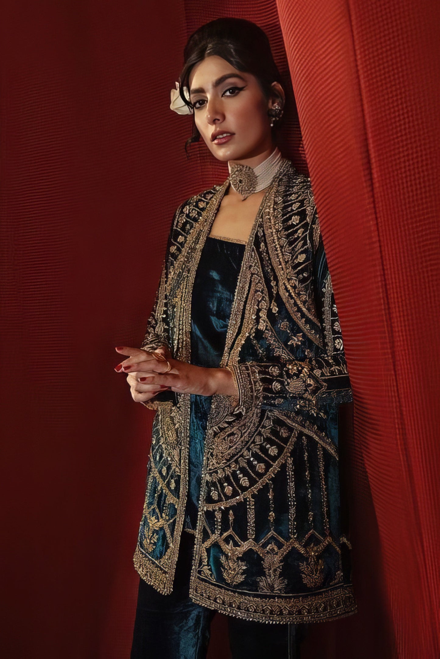 Luxurious Designer Trouser Suit