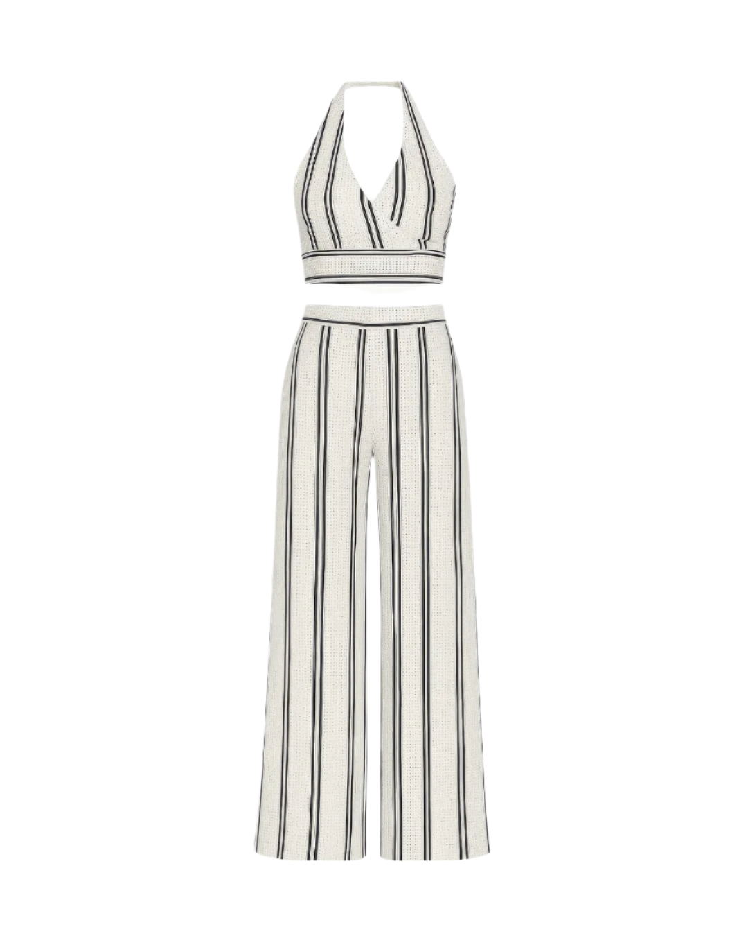 Black and White Plazzo Set