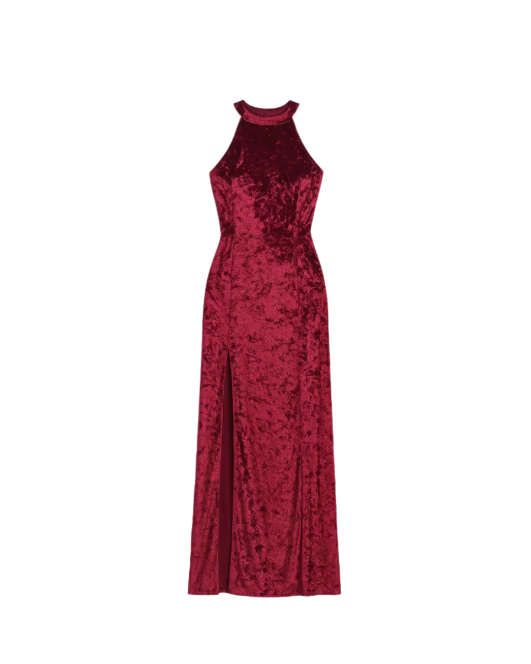 Stylish Maroon Velvet Dress
