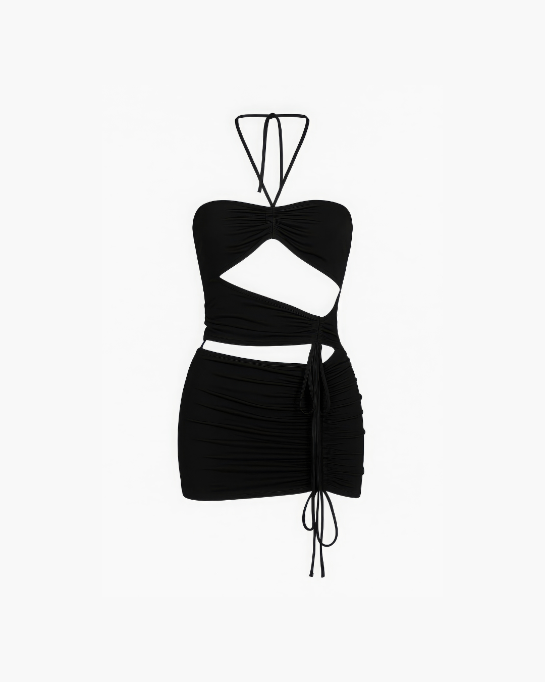 Cutout Black Dress Bodycon