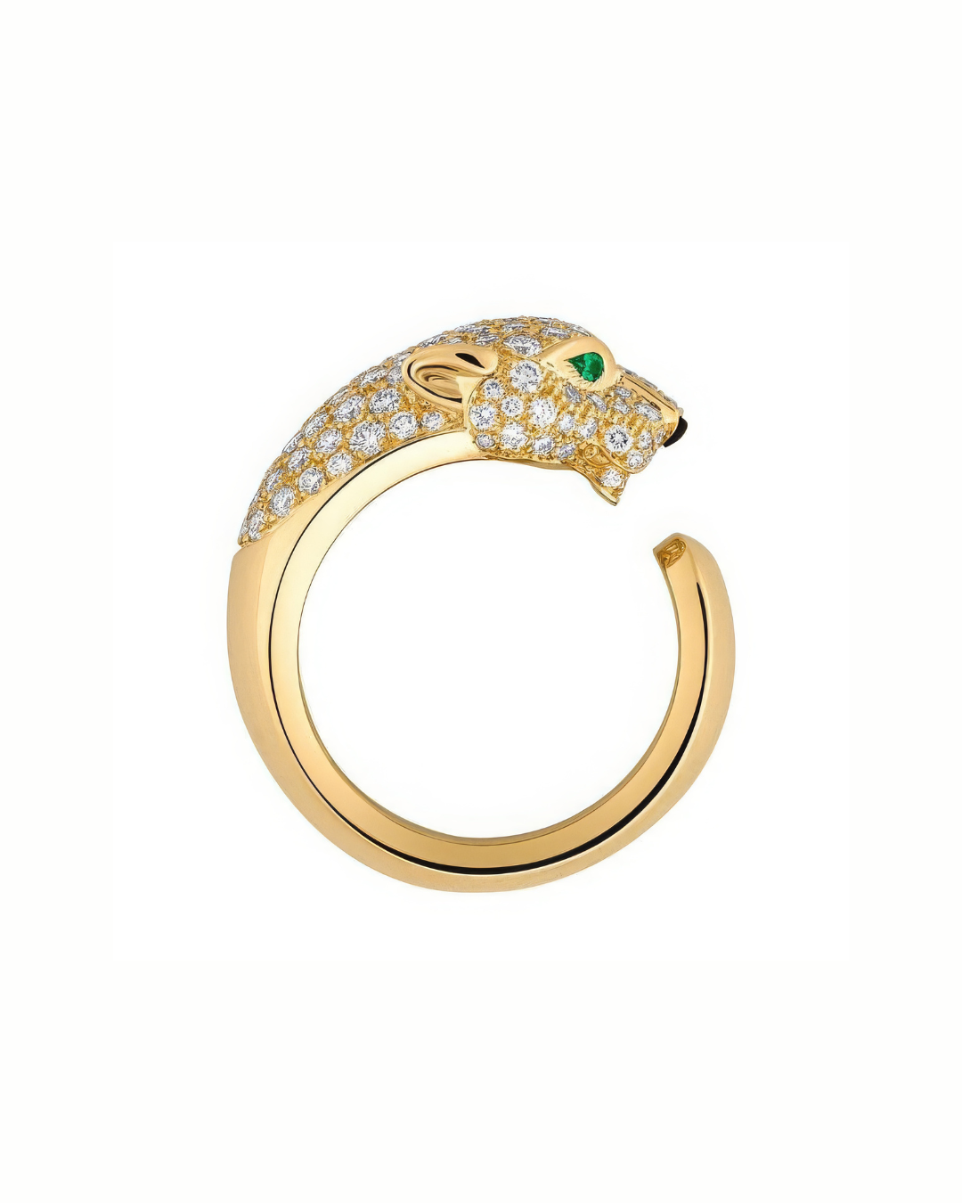 Leopard Crystal Designer Ring