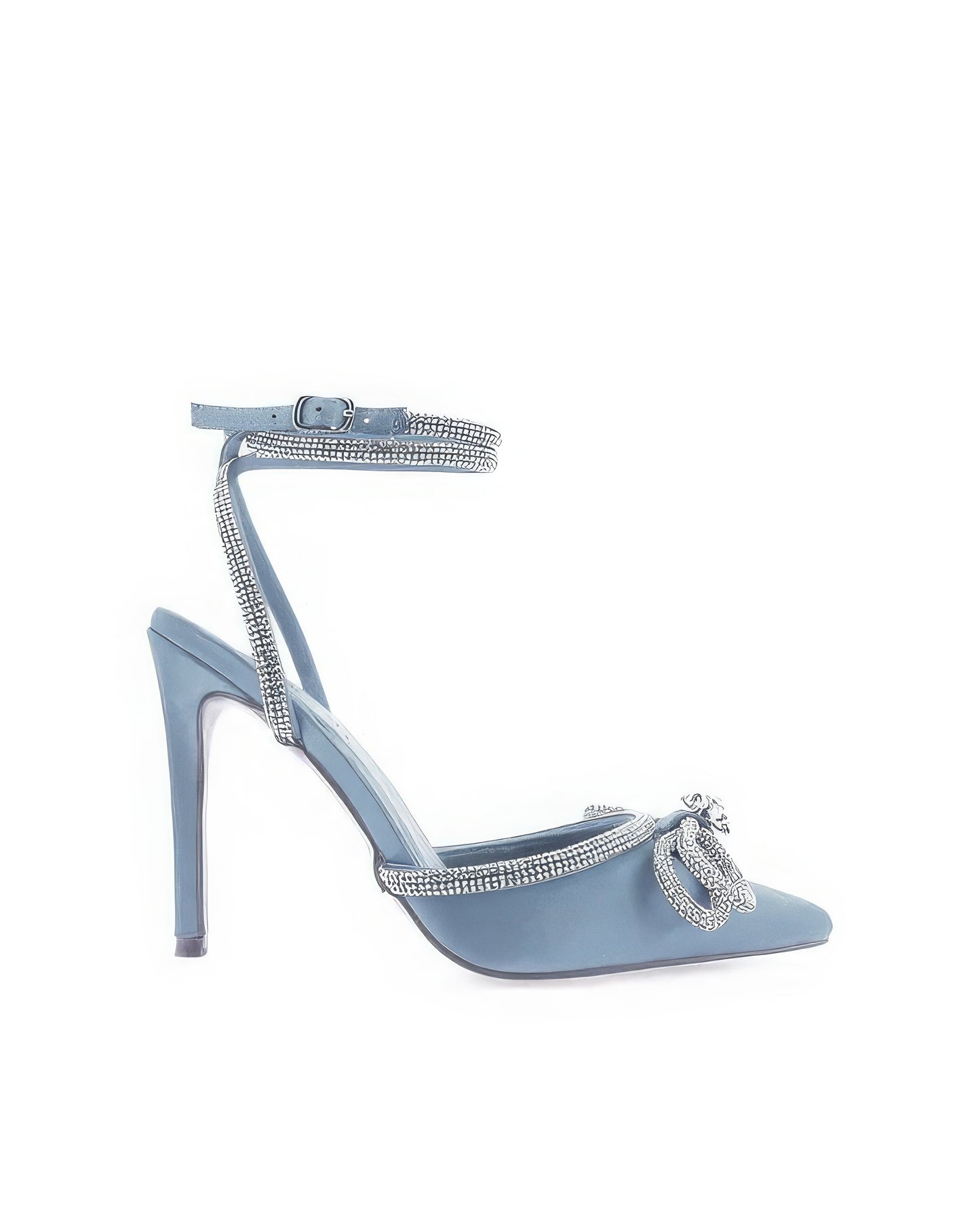Luxury ankle strap party heels - Aleeze by Aliza