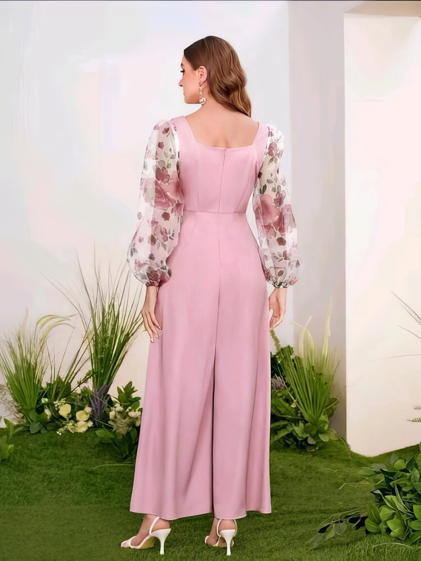 Puff Sleeves Fancy Jumpsuit