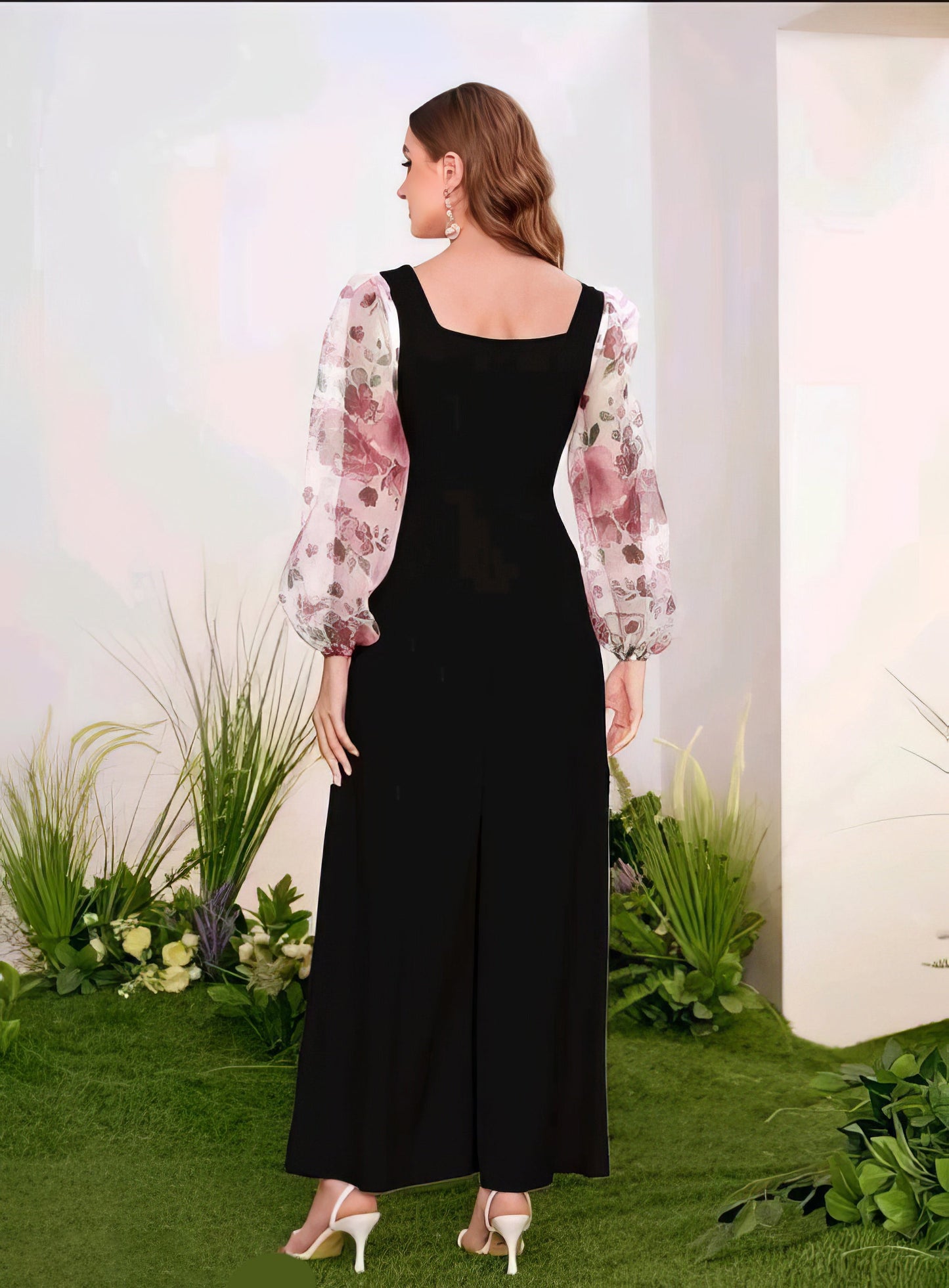 Puff Sleeves Fancy Jumpsuit