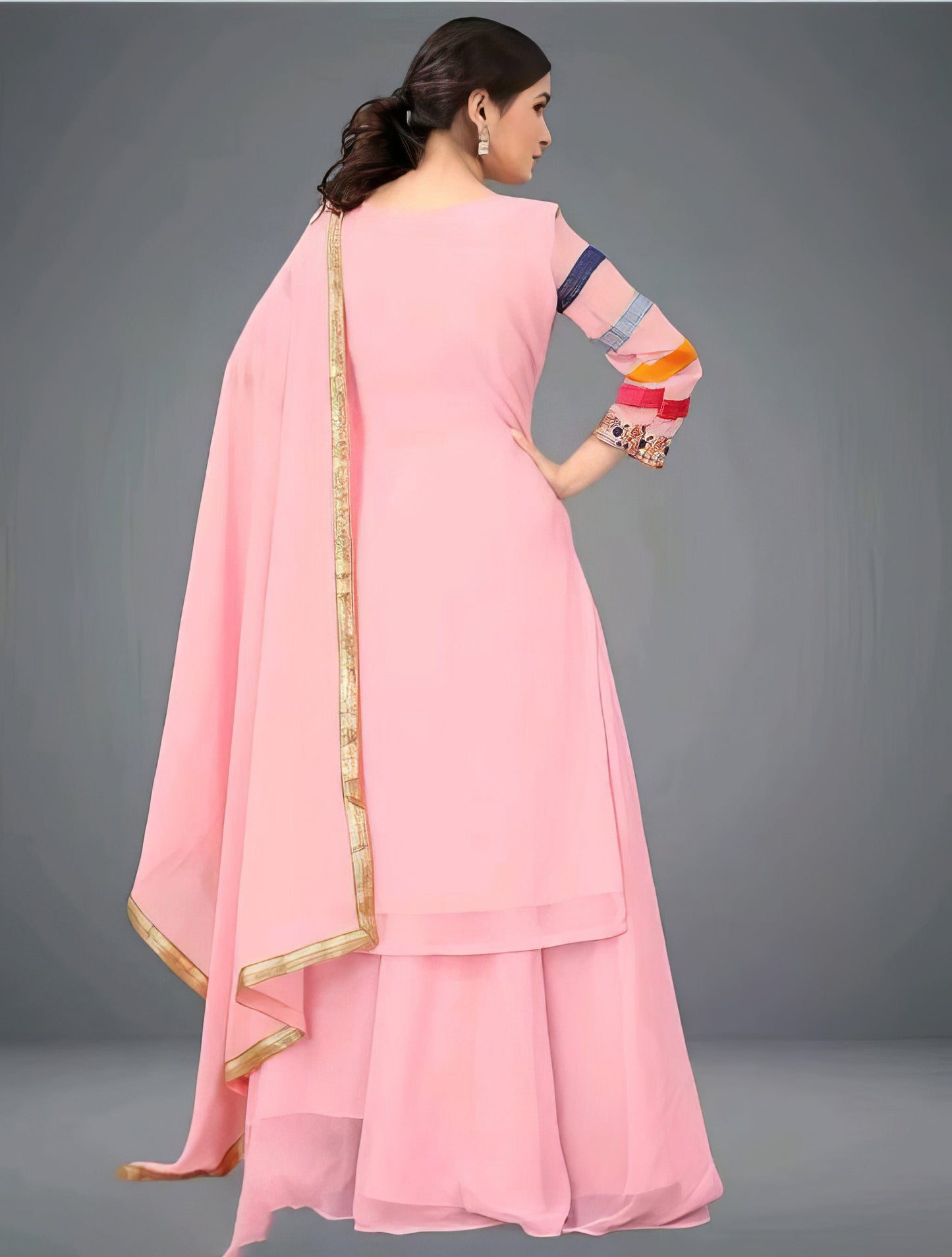 Designer Kurti Sharara Set