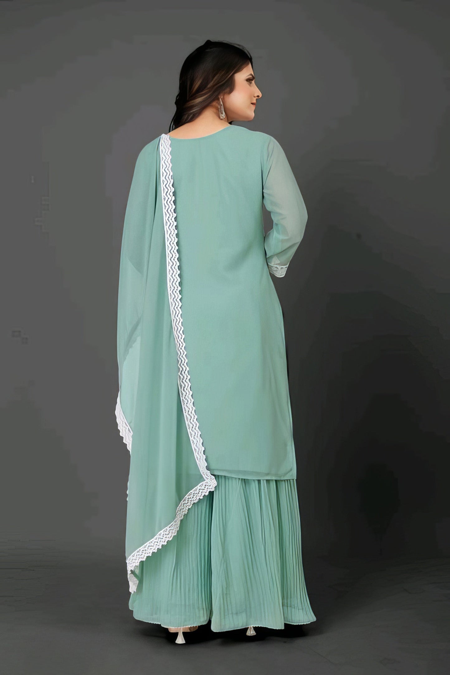 Georgette Kurta Plazzo Set