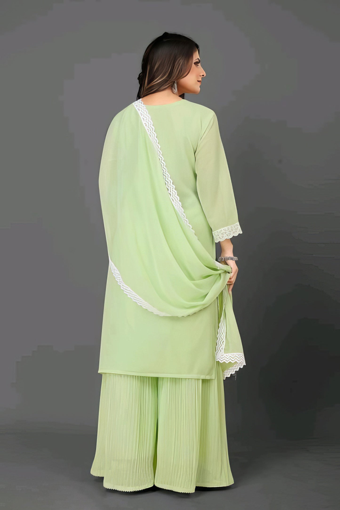 Georgette Kurta Plazzo Set