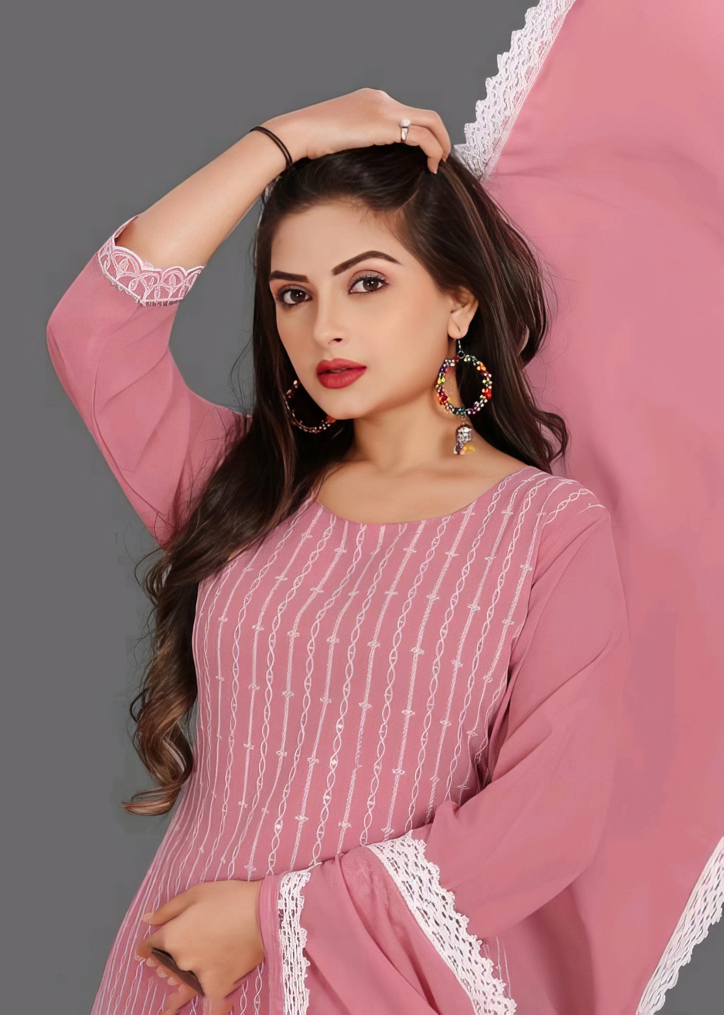 Georgette Kurta Plazzo Set