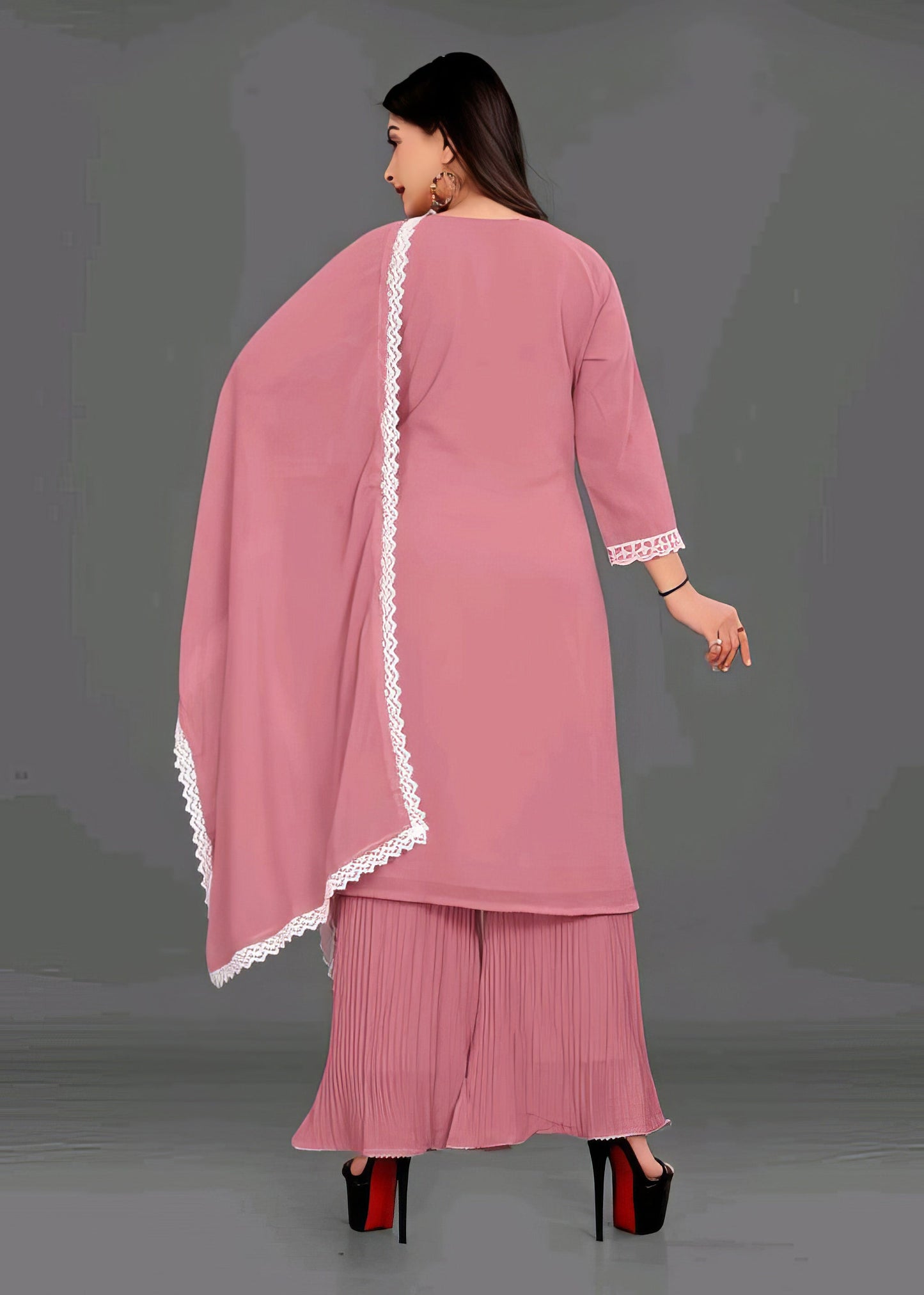 Georgette Kurta Plazzo Set
