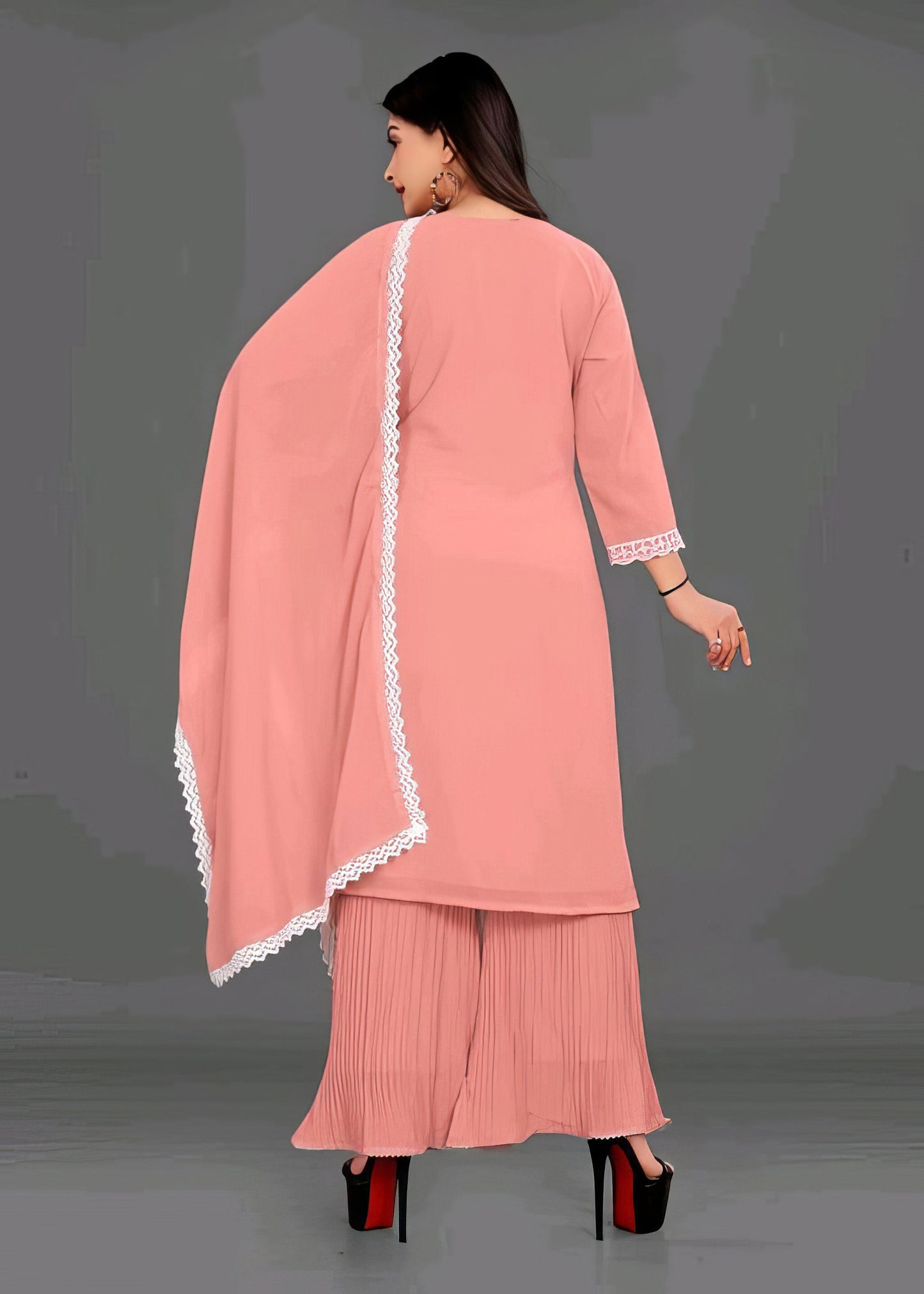 Georgette Kurta Plazzo Set