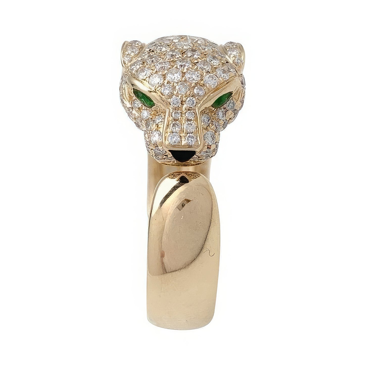 Leopard Crystal Designer Ring