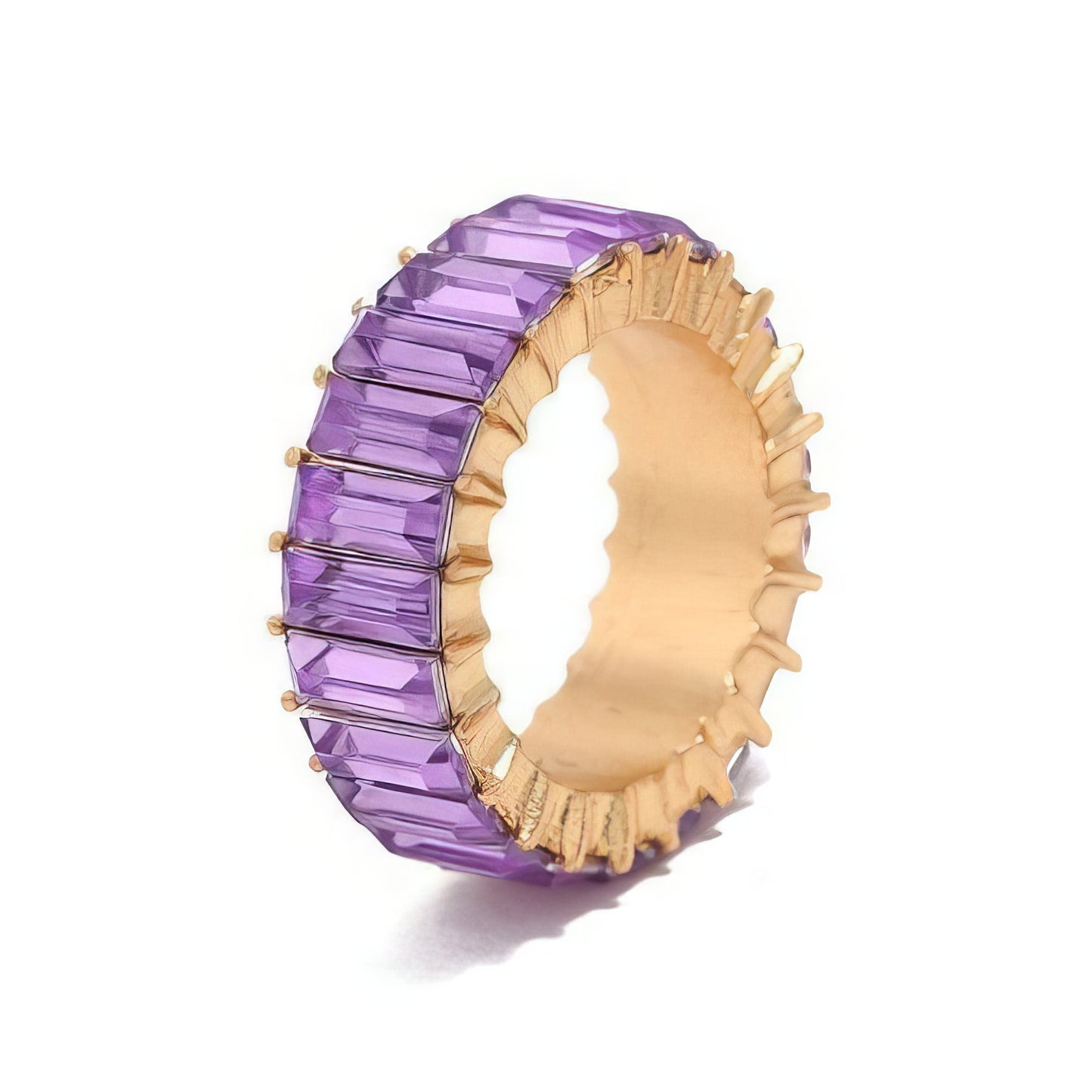 Rhinestone Eternity Stack Ring