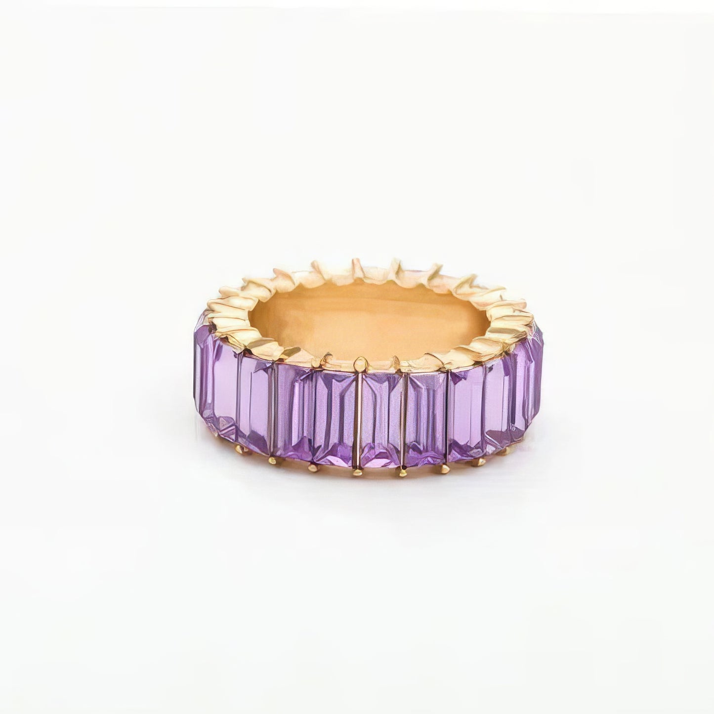 Rhinestone Eternity Stack Ring