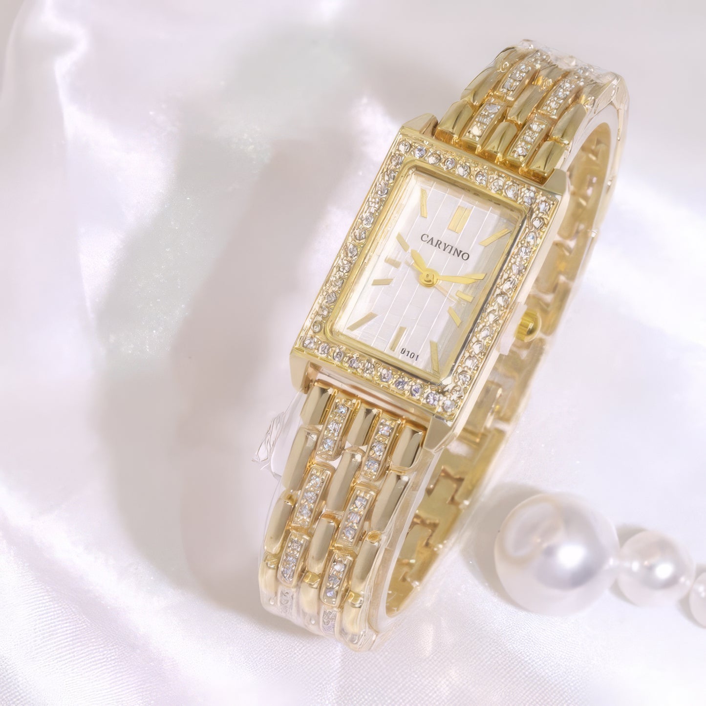 Light Luxury Square Watch For Women Roman Dial