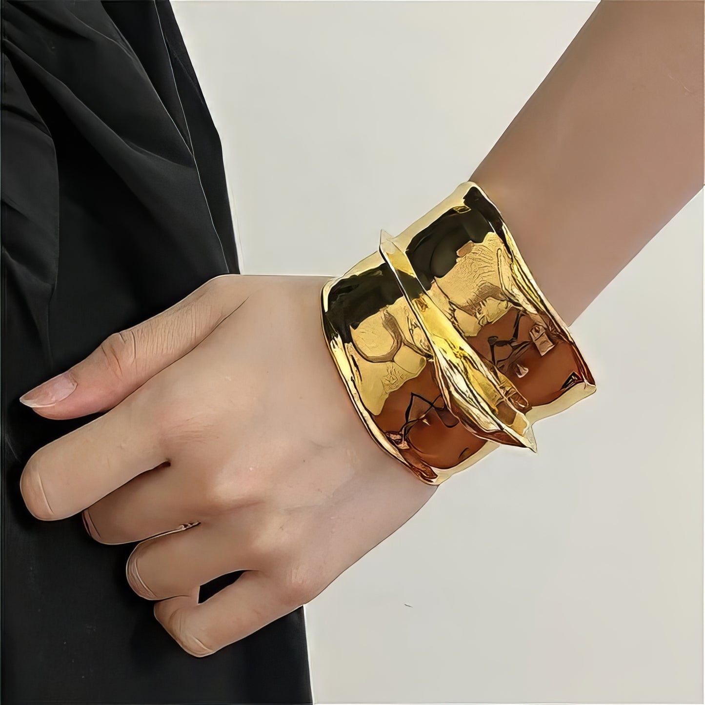 Double Lane Cuff Bangle