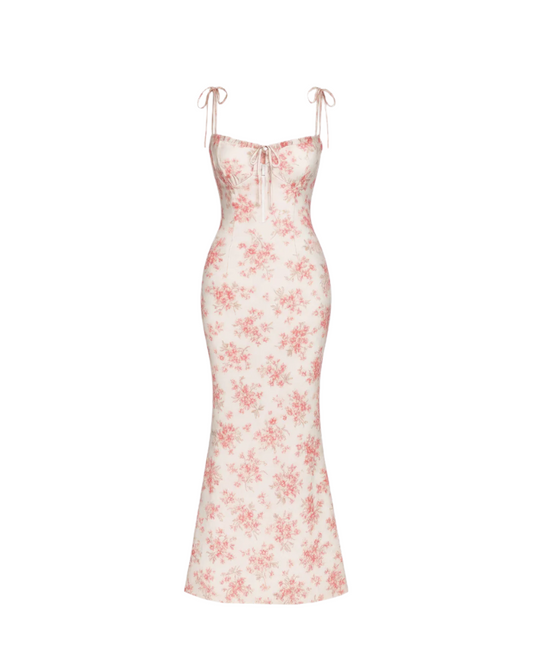 Summer Maxi Floral Dress Bodycon