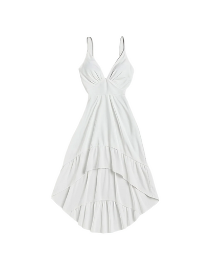 Sexy Sleeveless V Neck Party Dress