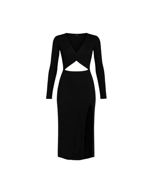 V-Neck Cut Cocktail party dress
