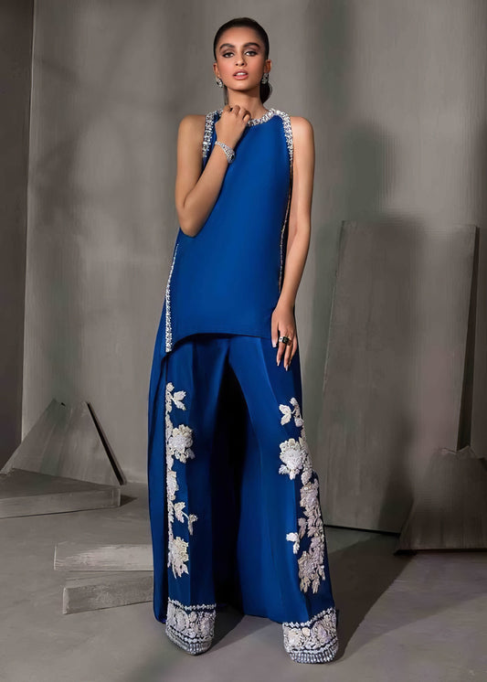 Blue Luxury Designer Outfit