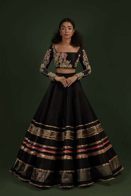 Elegant Black Lehenga