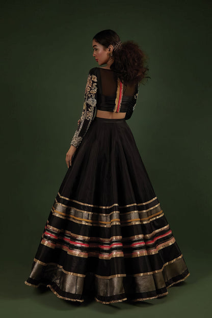 Elegant Black Lehenga