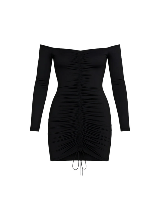 Off Shoulder BodyCon Mini Dress