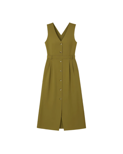Pinafore Green Dress