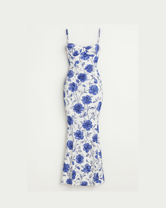 Floral Fit and Flare Dress
