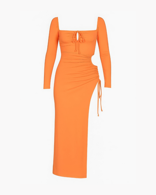 Bodycon Orange Dress