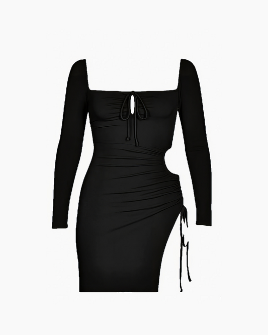 Skin Tight Black One Piece