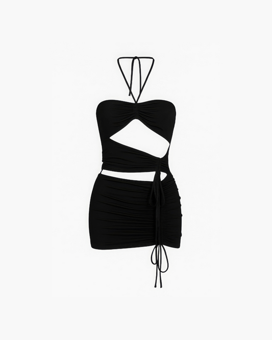 Cutout Black Dress Bodycon