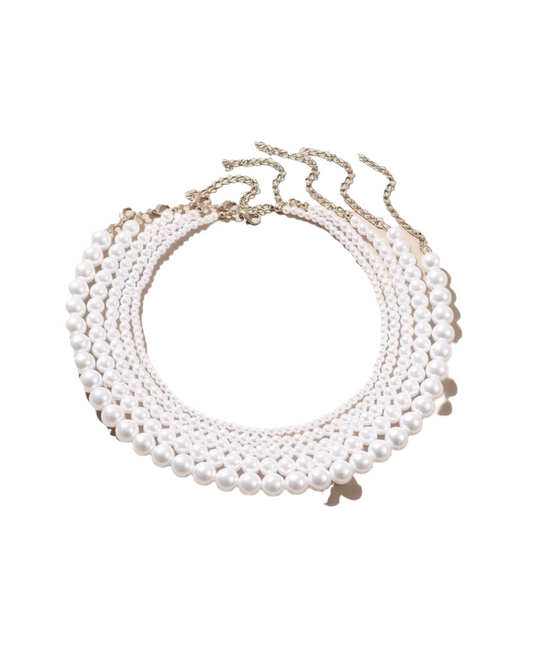 Geometric Beautiful Pearl Necklace