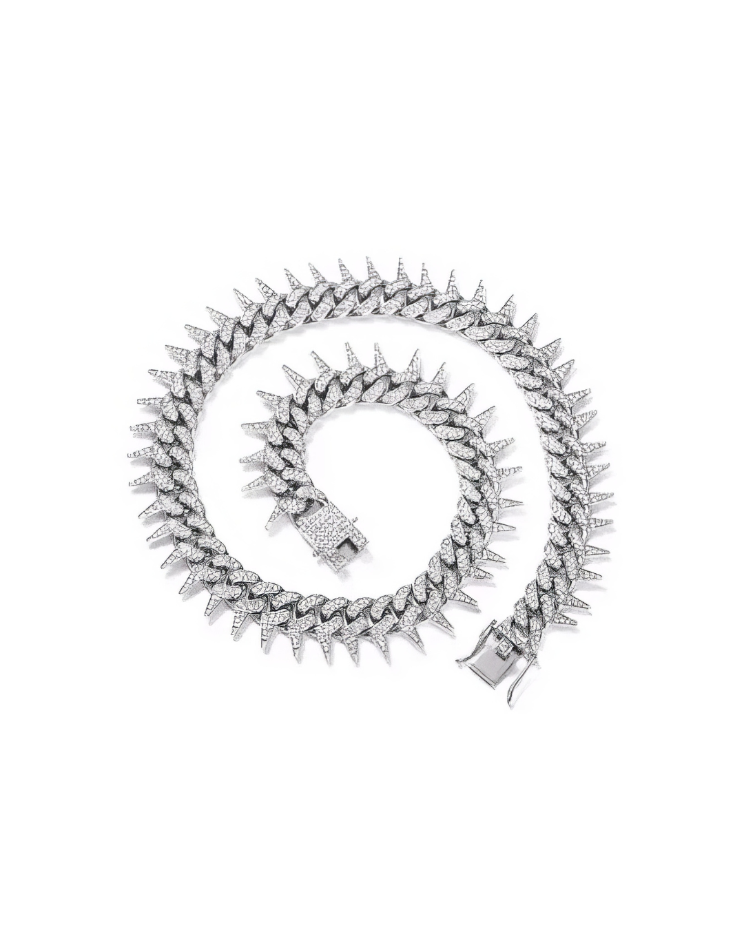 Silver Thorn Necklace