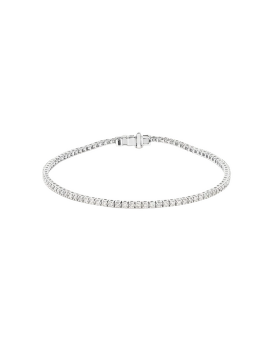 Stainless Steel Silver Rhodium-Plated Necklace