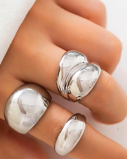 Jewels Galaxy Set of 3 Midi Finger Rings