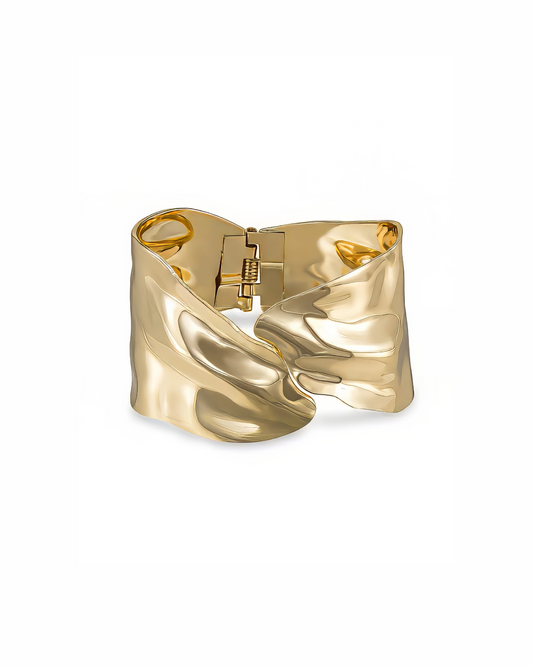 Abstract Cuff Chunky Bracelet