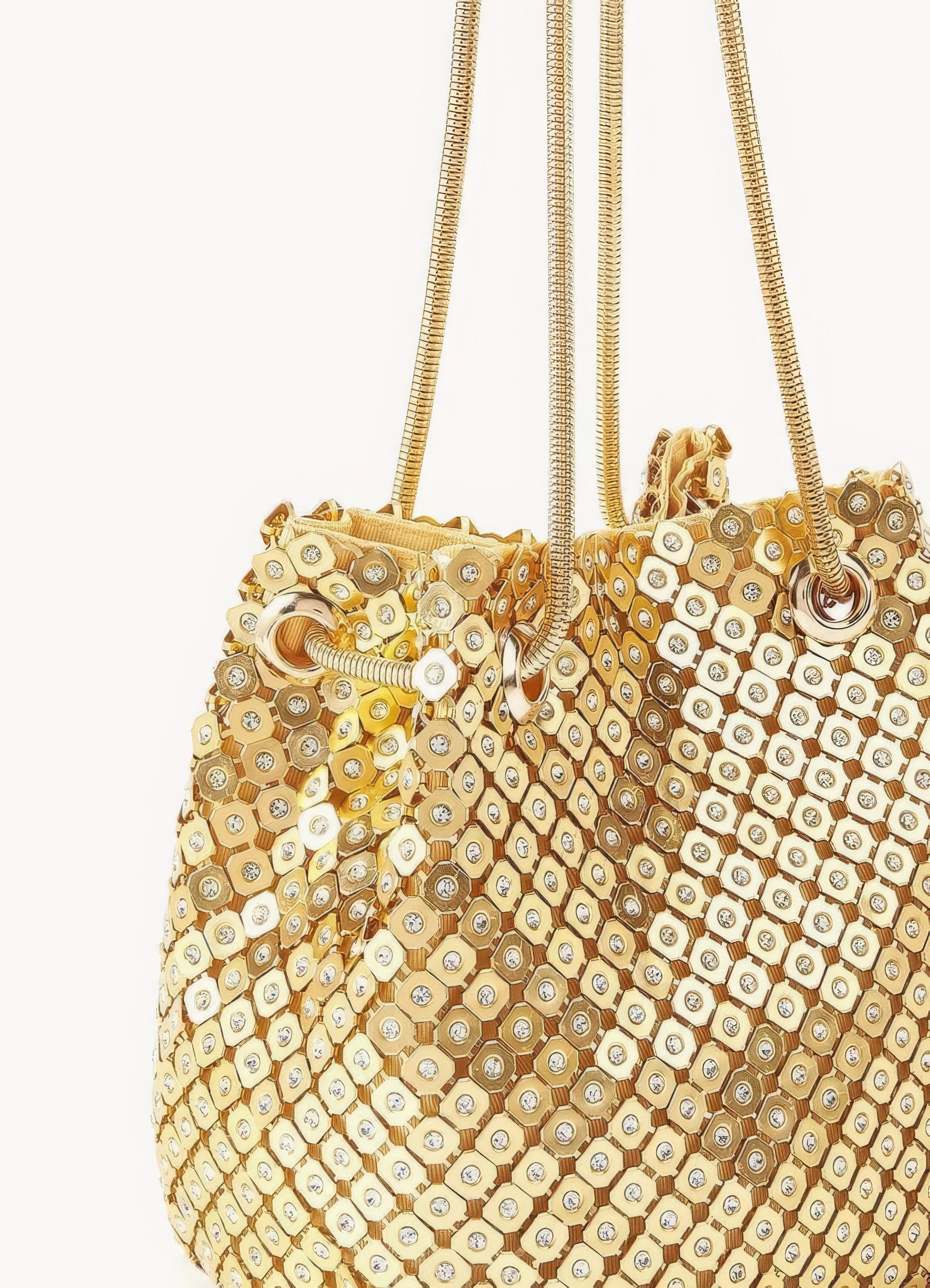 Silver rhinestone evening clutch bag for weddings - Aleeze by Aliza