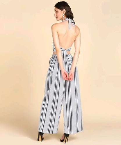 Black and White Plazzo Set