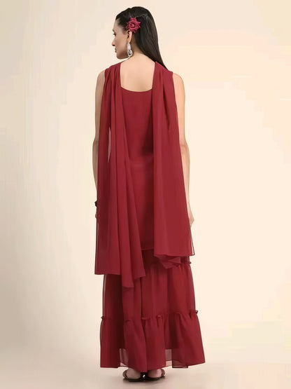 Regular Fit Sharara Kurta
