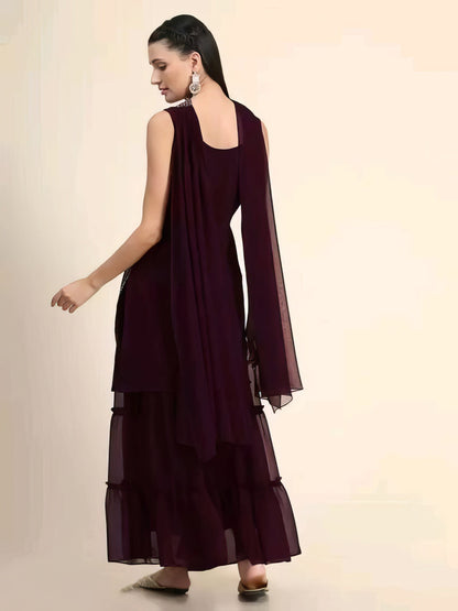 Regular Fit Sharara Kurta