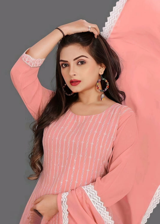 Georgette Kurta Plazzo Set