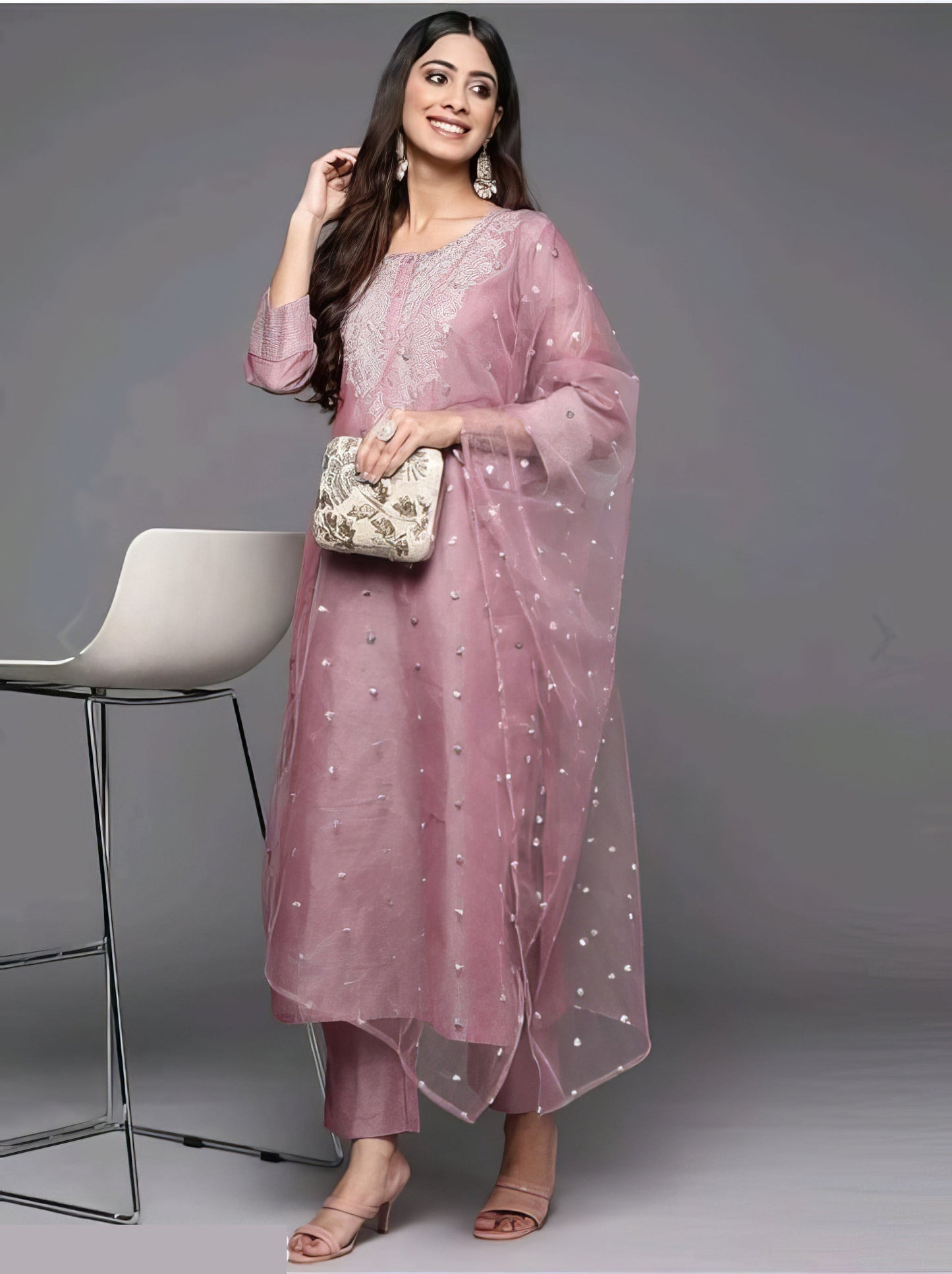 Women Kurta Pant Duppatta Set