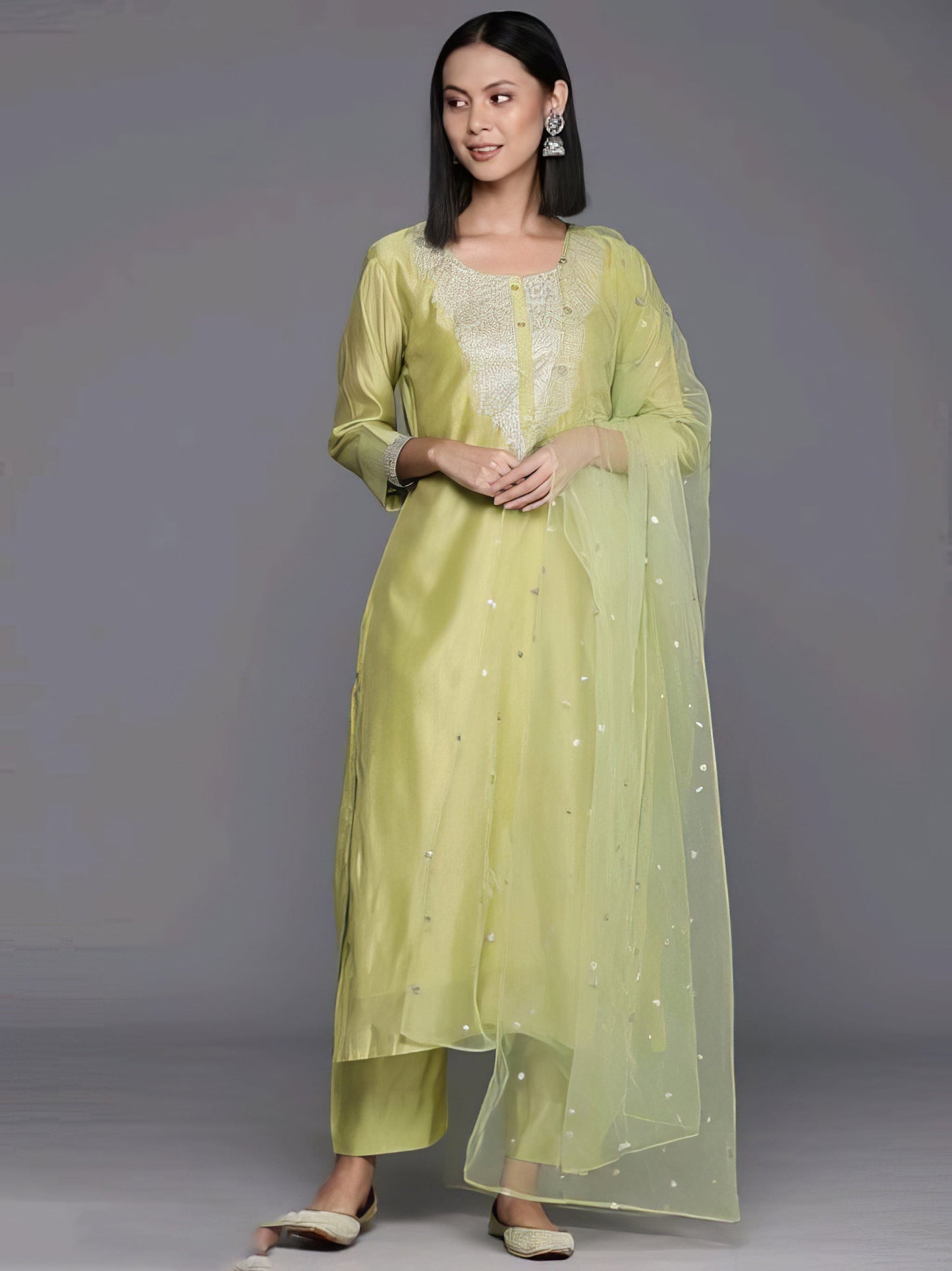 Women Kurta Pant Duppatta Set