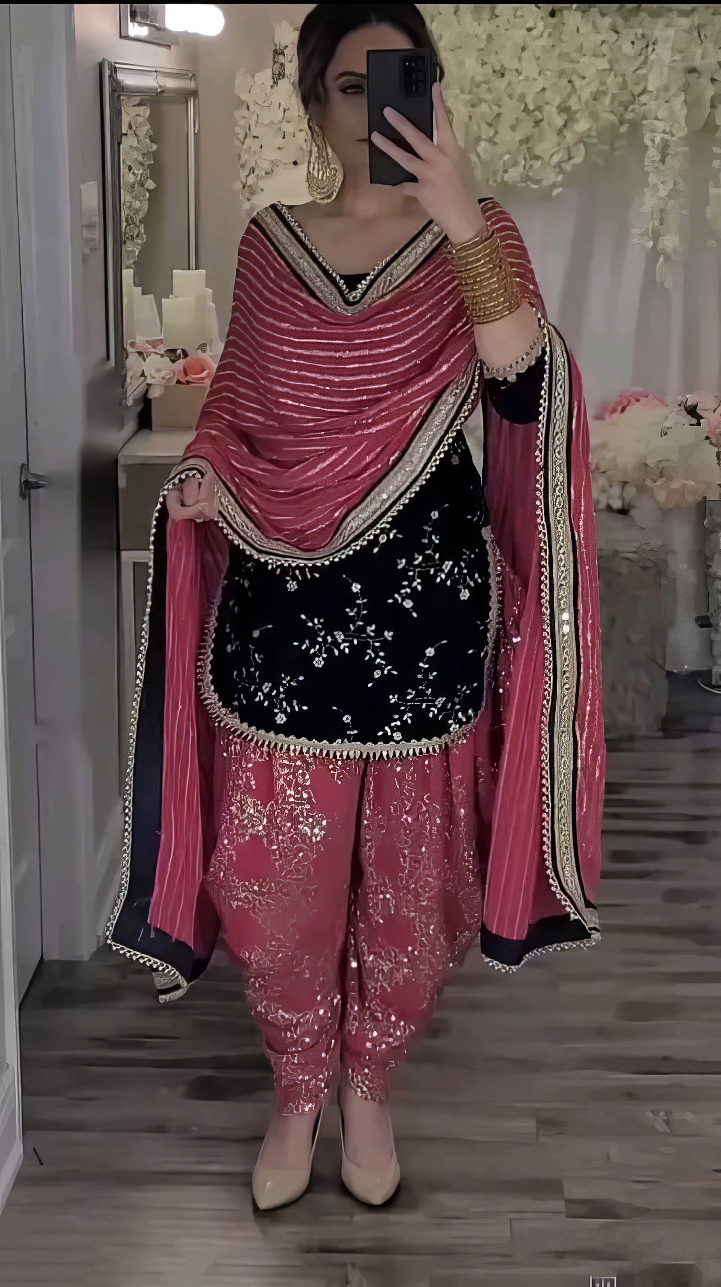 Pink Patiala Kameez Salwaar Set