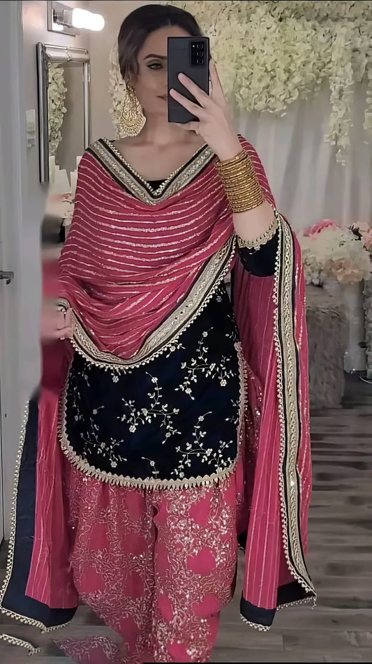 Pink Patiala Kameez Salwaar Set