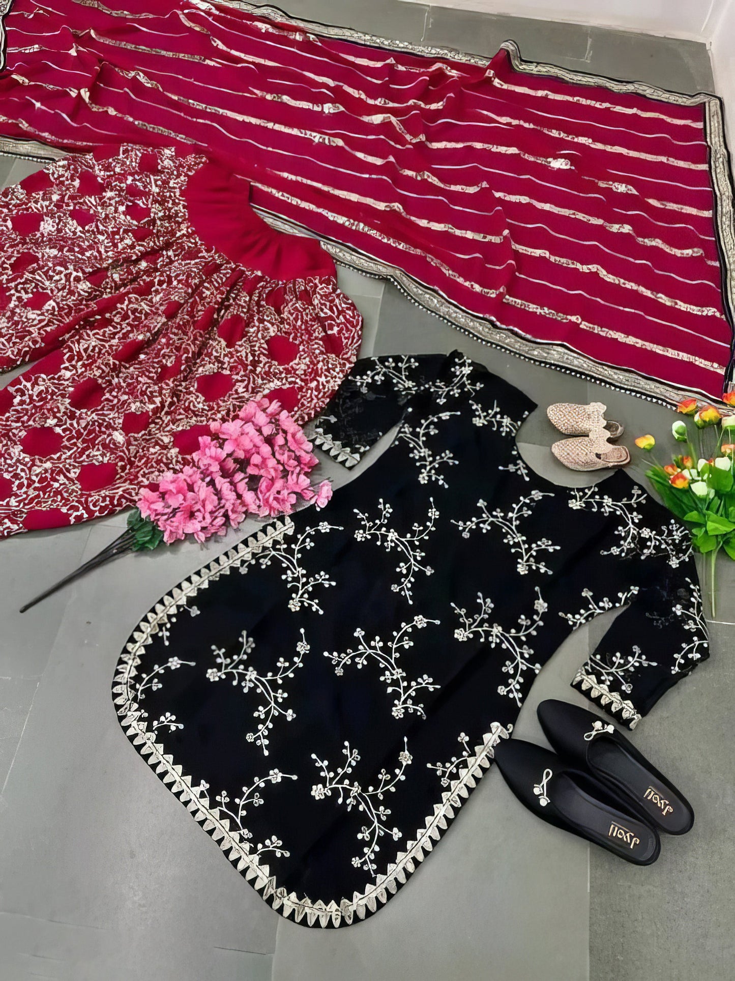 Pink Patiala Kameez Salwaar Set