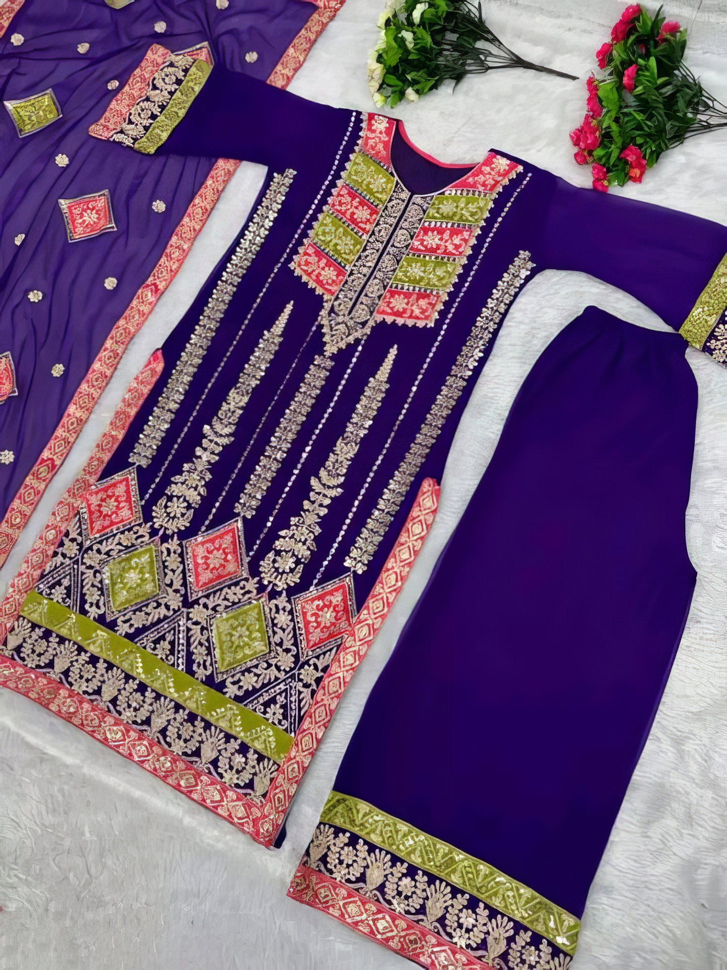 Ethnic Chikankari Suit