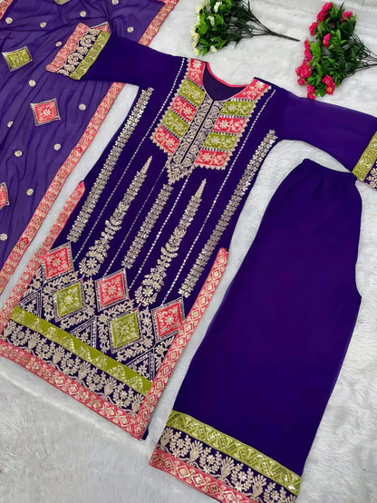 Ethnic Chikankari Suit