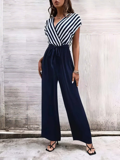 Striped Women Jumpsuit